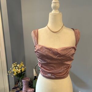 NWOT Lilac Urban Outfitters Corset Top